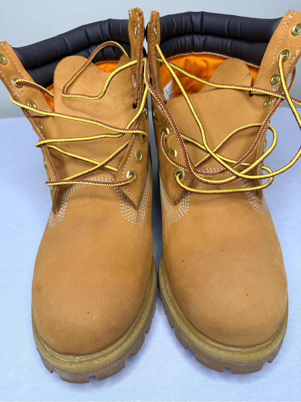 Timberland 6" Premium Waterproof Boots - Wheat Nubuck - Men's Size 9